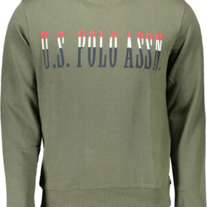 U.S. POLO ASSN. FELPA SENZA ZIP UOMO VERDE