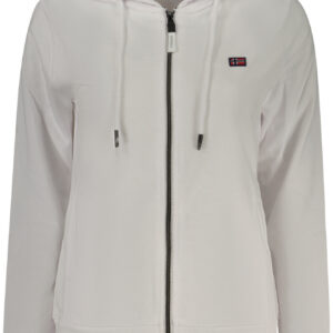 NORWAY 1963 FELPA CON ZIP DONNA BIANCO