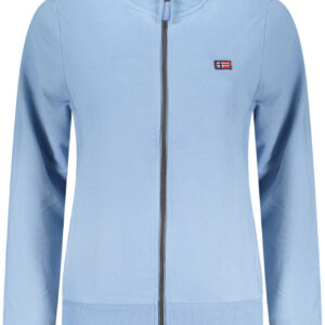 NORWAY 1963 FELPA CON ZIP DONNA AZZURRO
