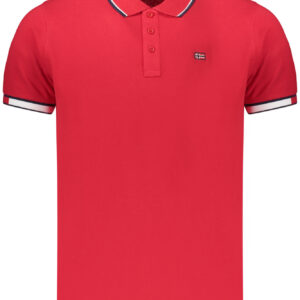 NORWAY 1963 POLO MANICHE CORTE UOMO ROSSO