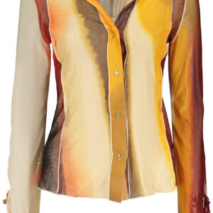 DESIGUAL CAMICIA MANICHE LUNGHE DONNA BEIGE