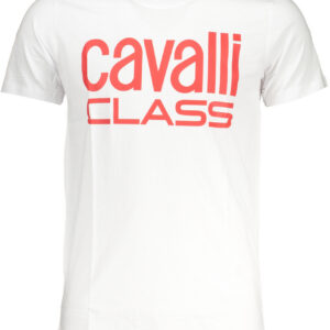 CAVALLI CLASS T-SHIRT MANICHE CORTE UOMO BIANCO