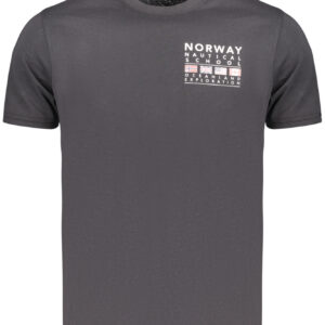 NORWAY 1963 T-SHIRT MANICHE CORTE UOMO NERO