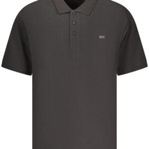 RIFLE POLO MANICHE CORTE UOMO NERO