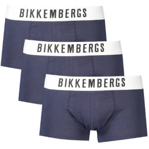 BIKKEMBERGS BOXER UOMO BLU