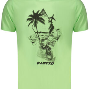LOTTO T-SHIRT MANICHE CORTE UOMO VERDE