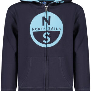NORTH SAILS FELPA CON ZIP BAMBINO BLU