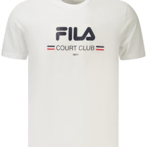 FILA T-SHIRT MANICHE CORTE UOMO BIANCO