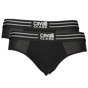 CAVALLI CLASS SLIP UOMO NERO