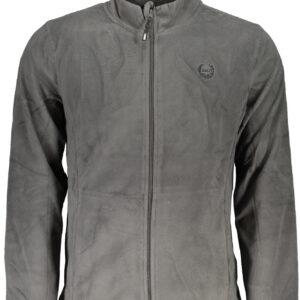 GIAN MARCO VENTURI FELPA CON ZIP UOMO GRIGIO