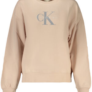 CALVIN KLEIN FELPA SENZA ZIP DONNA ROSA
