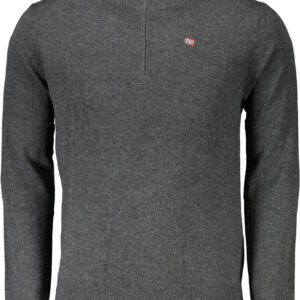 NAPAPIJRI MAGLIONE UOMO GRIGIO