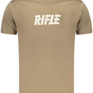 RIFLE T-SHIRT MANICHE CORTE UOMO MARRONE