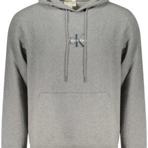CALVIN KLEIN FELPA SENZA ZIP UOMO GRIGIO