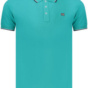 NORWAY 1963 POLO MANICHE CORTE UOMO AZZURRO