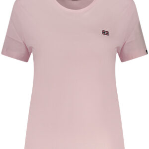 NORWAY 1963 T-SHIRT MANICHE CORTE DONNA ROSA