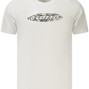 LOTTO T-SHIRT MANICHE CORTE UOMO BIANCO