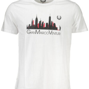 GIAN MARCO VENTURI T-SHIRT MANICHE CORTE UOMO BIANCO
