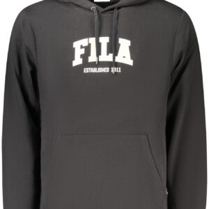 FILA FELPA SENZA ZIP UOMO NERO
