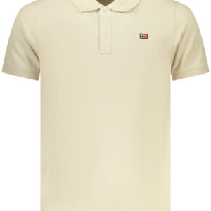 NORWAY 1963 POLO MANICHE CORTE UOMO BEIGE