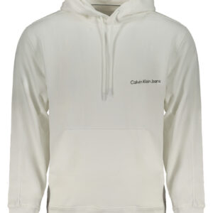 CALVIN KLEIN FELPA SENZA ZIP UOMO BIANCO