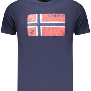 NORWAY 1963 T-SHIRT MANICHE CORTE UOMO BLU