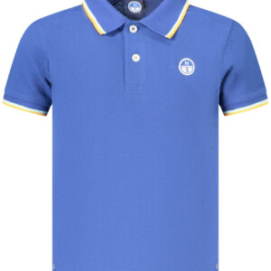 NORTH SAILS POLO MANICHE CORTE BAMBINO BLU