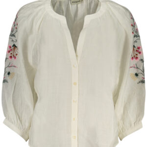 DESIGUAL CAMICIA MANICHE LUNGHE DONNA BIANCO