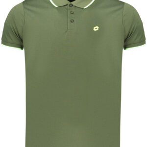 LOTTO POLO MANICHE CORTE UOMO VERDE