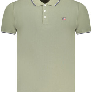 NORWAY 1963 POLO MANICHE CORTE UOMO VERDE