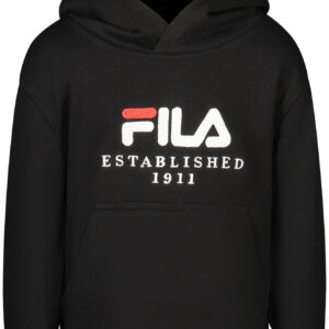 FILA FELPA SENZA ZIP BAMBINO NERO