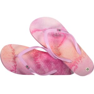 NORWAY 1963 CALZATURA CIABATTA DONNA ROSA