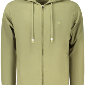 COVERI MOVING FELPA CON ZIP UOMO VERDE