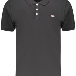 NORWAY 1963 POLO MANICHE CORTE DONNA NERO
