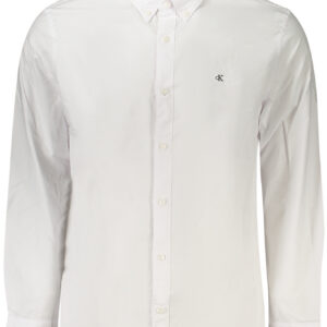 CALVIN KLEIN CAMICIA MANICHE LUNGHE UOMO BIANCO