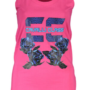 CAVALLI CLASS CANOTTA DONNA ROSA