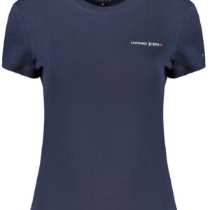 TOMMY HILFIGER T-SHIRT MANICHE CORTE DONNA BLU