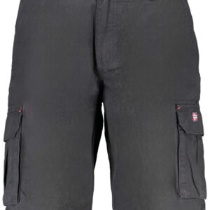 NORWAY 1963 PANTALONE BERMUDA UOMO NERO