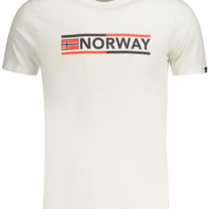 NORWAY 1963 T-SHIRT MANICHE CORTE UOMO BIANCO