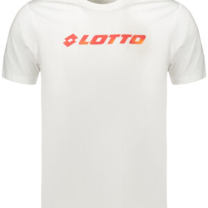 LOTTO T-SHIRT MANICHE CORTE UOMO BIANCO