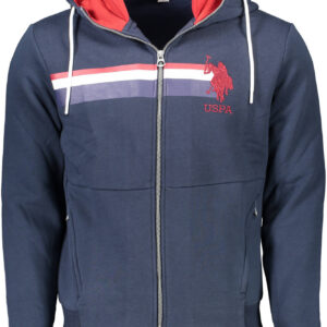 U.S. POLO ASSN. FELPA CON ZIP UOMO BLU