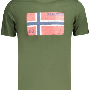 NORWAY 1963 T-SHIRT MANICHE CORTE UOMO VERDE