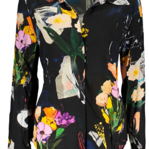 DESIGUAL CAMICIA MANICHE LUNGHE DONNA NERO