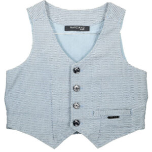 GUESS MARCIANO GILET BAMBINO AZZURRO