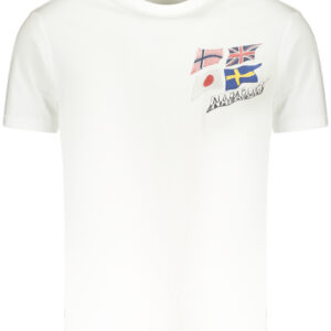 NAPAPIJRI T-SHIRT MANICHE CORTE UOMO BIANCO