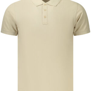 NORWAY 1963 POLO MANICHE CORTE UOMO BEIGE