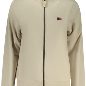 NORWAY 1963 FELPA CON ZIP DONNA BEIGE