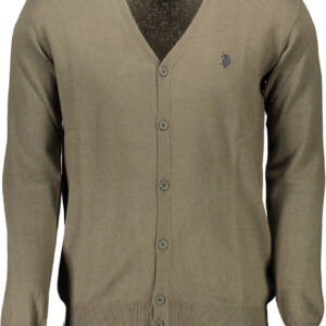 U.S. POLO ASSN. CARDIGAN UOMO VERDE