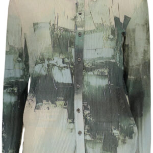 DESIGUAL CAMICIA MANICHE LUNGHE DONNA VERDE