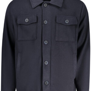 RIFLE CAMICIA MANICHE LUNGHE UOMO BLU